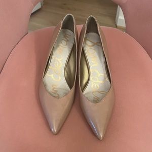 Sam Edelman nude pointed heels